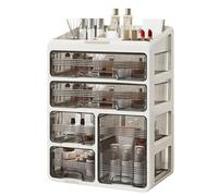 Organisateurs de maquillage élégants avec une grande capacité pour cosmétiques et accessoires, idéal pour la chambre ou la salle de bain, boîte de rangement pour produits de beauté