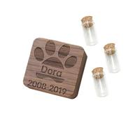 Organisateurs de mémoire en bois pour animaux de compagnie, protection contre les coupures de cheveux, les ongles, les dents, souvenirs pour toujours, conteneur de souvenirs pour poils d ' animaux
