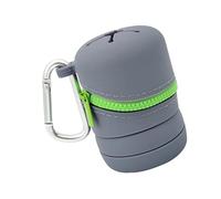 Organisateurs de pêche à la mouche compacts étanches conteneurs de rangement pour attacher des outils et collecter des déchets conteneurs en silicone