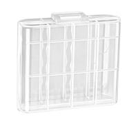 Organisateurs de piles efficaces Couvercle à ouverture et fermeture rapide pour 4 piles 2A 3A Accès instantané Design Pratique quotidienne Boîte d'accès rapide avec couvercle à ouverture facile