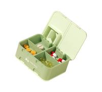 Organisateurs de pilules hebdomadaires avec compartiments à double couche intégrés pour trier et transporter efficacement les médicaments
