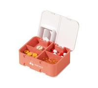 Organisateurs de pilules hebdomadaires avec compartiments à double couche intégrés pour trier et transporter efficacement les médicaments