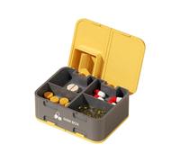 Organisateurs de pilules hebdomadaires avec compartiments à double couche intégrés pour trier et transporter efficacement les médicaments. Boîte de rangement portable pour médicaments