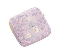 Organisateurs de serviettes hygiéniques en cuir PU avec motif dessin animé pour adolescents, étudiants, sécurité, voyage, intimité, sac menstruel