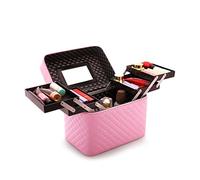 Organisateurs De Soins De La Peau Portable Grande Capacité Cosmétique Boîte De Rangement Professionnel Maquilleur Artiste Maquillage Kit Multicouche Pliable Voyage Cas Comptoir Organisateur De Maquill