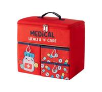 Organisateurs de stockage de médicaments pliables à tiroirs multiples, conception efficace en espace, transport à la main pour l ' organisation des médicaments à domicile, organisateurs pliables