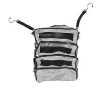 organisateurs d'emballage de voyage, organisateur de poche d'avion, organisateurs de valises, sac de voyage portable pliable, compression de bagages, cubes d'emballage suspendus (grise)