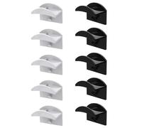 Organisateurs D'étagères Pour Chapeaux De Cuisine Décontractés, Boîte De Rangement, Baseball, Chapeaux, Sans Propositions, Casquette--Noir 5 Blanc 5
