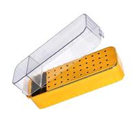 Organisateurs D'outils De Ongles Compacts 40 Emplacements Construction En Plastique Non Toxique Résistante À Glissade Beau Essentiel Forage Forage Trous