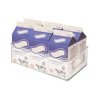 Organisateurs et rangements pour réfrigérateur transparents - Bacs de congélateur avec poignées | Bacs de rangement transparents pour réfrigérateur, pour cuisine, garde-manger, armoire | Récipients en
