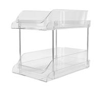 Organisateurs et rangements sous évier de salle de bain à 2 niveaux, organisation de garde-manger de cuisine empilable, organisateur de rangement de salle de bain, organisateur