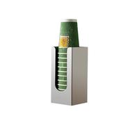 Organisateurs fonctionnels de distributeur de gobelets en papier acrylique Construction robuste optimisée pour les espaces compacts et une récupération rapide de gobelets en acrylique moderne