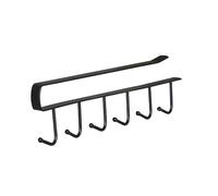 Organisateurs muraux polyvalents avec 6 crochets - Accessoire de maison pour fournitures de cuisine - Solution de rangement pour tasses et tasses
