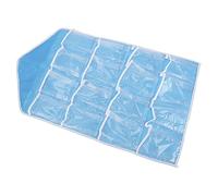 Organisateurs Muraux Suspendus pour Placard, étagères Suspendues élégantes en Polyester pour Chambre à Coucher et Salon, 16 Poches 28x16,5 Pouces (Blue)