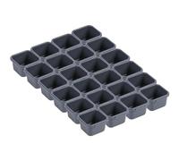 Organisation de tiroirs, boîte de rangement, 24 pièces organisateur de tiroir de cuisine réglable antidérapant organisateur de tiroir pour bureau, salle de bain, bureau, séparation à domicile,
