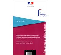 Organiser l'expression citoyenne - Collectif - Documentation Francaise - broché - Etude