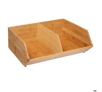 Organiseur 2 bacs bambou grand modèle - 5 five simply smart