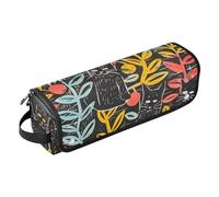Organiseur 2 en 1 pour outils capillaires avec coussinet résistant à la chaleur, sac de rangement pour fers plats, lisseurs, fers à friser, sac de voyage Peek-a-Boo pour outils capillaires