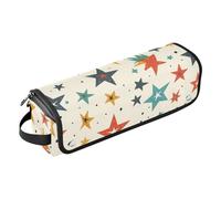 Organiseur 2 en 1 pour outils de cheveux et tapis résistant à la chaleur avec étui de transport à fermeture éclair pour fer à friser plat, fer à lisser, fer à friser, couronne et étoiles