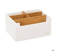 Organiseur 5 compartiments ""Naturéo"" blanc