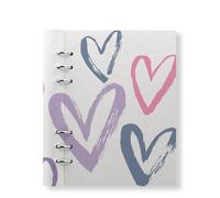 Organiseur A5 - FILOFAX - Clipbook Hearts - Design élégant - Couverture souple - Mixte