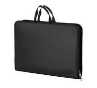 Organiseur accordéon de poche, porte-documents d'affaires, pour la maison, le bureau, les voyages, l'université, section zippée dédiée pour passeports et petits objets 35,48 x 26,49 x 4,98 cm