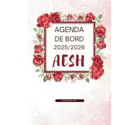 Organiseur AESH 2025/2026: Agenda de Bord AESH 2025 2026| Planificateur Semainier, Calendrier et Vacances Scolaire, 45 Fiches de suivi des élèves en ... de handicap, Cadeau AESH d'école | Format A5.