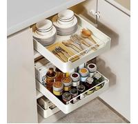 Organiseur armoire coulissant étagères rangement coulissantes armoire cuisine plateau de rangement extractible Ar PANIER COULISSANT