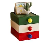 Organiseur Bureau 3 Pièces, Rangements Bureau Tiroir Coloré Casier De Rangement Bureau,Accessoire Bureau Travail Organiseur De Bureaupour Le Papeterie Cosmétique Artisanat