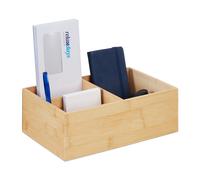 Organiseur bureau rangement multifonction bac à fournitures 3 compartiments