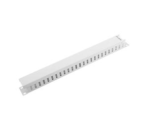 Organiseur câbles 19 1U AK-1201-S avec obturateur