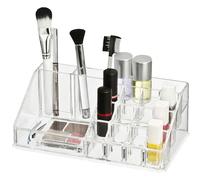 WENKO Organiseur de Maquillage Femme 16 Compartiments Transparent