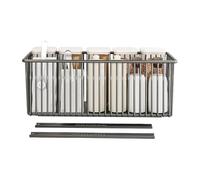 Organiseur coulissant sous évier - Tiroir coulissant robuste, économie d'espace | Système d'étagères extensible avec panier en métal pour cuisine, -manger, coiffeuse de salle de bain, placard de