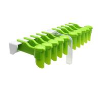 Organiseur d'assaisonnement d'armoire | Organiseur de rangement à pinces pour assaisonnement - Plateau de rangement sans perçage pour comptoir, nourriture, appartement, réfrigérateur, collation et