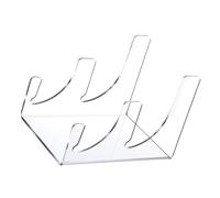 Organiseur d'assiettes multifonctionnels compacts transparent pour comptoirs, armoire, rangement, vente au détail, usage domestique, chefs à domicile, accessoire de cuisine