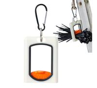 Organiseur d'attaches à fermeture éclair - Support d'attache de câble fluorescent, outil de rangement ergonomique à levier pour les voyages, l'organisation des choses à la maison, le camping