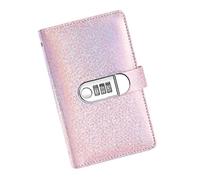 Organiseur de 50 poches pour espèces, bloc-notes, verrouillage par mot de passe, album de collecte d'argent pour espèces, factures, reçus, bons d'achat, gestion, carnet de mots de passe