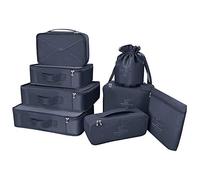 Organiseur de bagage 8 pi¡§¡§ces derni¡§¡§re conception de bagages voyage organisateurs comprennent chaussures ¡§|tanches sac de rangement commodes poches de compression pour les voyageurs