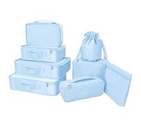 Organiseur de bagage 8 pi¡§¡§ces derni¡§¡§re conception de bagages voyage organisateurs comprennent chaussures ¡§|tanches sac de rangement commodes poches de compression pour les voyageurs