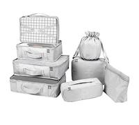 Organiseur de bagage 8 pi¡§¡§ces derni¡§¡§re conception de bagages voyage organisateurs comprennent chaussures ¡§|tanches sac de rangement commodes poches de compression pour les voyageurs