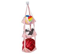 Organiseur de ballons de sport - Étagère de rangement murale verticale, conception à plusieurs niveaux pour un gain de place, système de maintien durable pour équipements et jouets sportifs | Idéal po