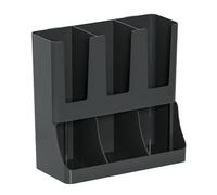 Organiseur de bar à café - Étagère de rangement de grande capacité | Organiseur de tasse | Pour dosettes, paquets de thé, condiments, sirop, maison, cuisine, garde-manger, table, bureau