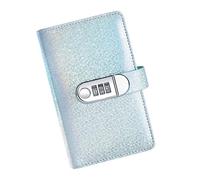 Organiseur de billets multifonction avec mot de passe 50 pochettes transparentes pour économiser de l'argent, budgétiser et sécuriser le grand livre