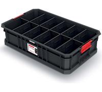 organiseur de boîtes avec cloison 52x32,7x12,5cm SOLUTION MODULAIRE KMS553510S-S411 noir Kistenberg