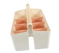 Organiseur De Bureau, Boîte De Rangement Robuste, Support Multi-articles For La Maison, Le Bureau, La Télécommande Et La Vanité, Rose, Décoration