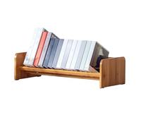 Organiseur de bureau en bambou, bibliothèque multifonction pour bureau et maison, boîte de rangement pour CD, organiseur de livres pour bureau, décoration de cabine, étagère esthétique, convient pour