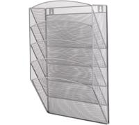 Organiseur De Bureau En Maille,Organiseur De Papeterie,Porte Stylos Multifonctionnel,Rangement De Bureau Et Tiroir En Domicile(Rose)