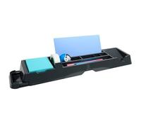 Exacompta Organiseur de bureau Toolbar 67038D · 7 compartiments, 2 tiroirs · Gris souris brillant