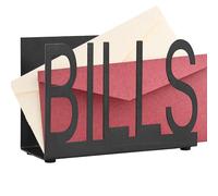 Organiseur de bureau pour courrier et lettres, étagère en métal pour documents | Classeur de factures pour le lieu de travail - Pour ranger des lettres, des factures, du papier et des enveloppes au