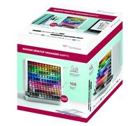 Organiseur de bureau Tombow (vide) - Rangement pratique pour les feutres Tombow ABT Dual Brush Pens et ABT PRO - Espace pour 108 feutres [ORGA-108C]